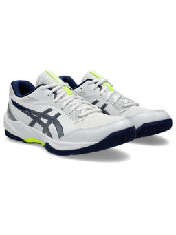 ASICS - Men Gel-Task 4 White Blue Expanse Badminton Shoes