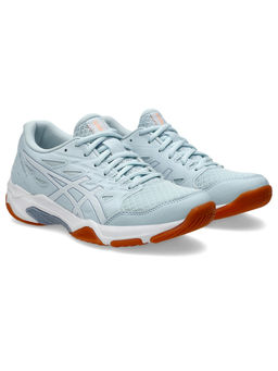 ASICS - Women Gel-Rocket 11 Cool Blue Orange Badminton Shoes