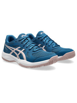 ASICS - Women Upcourt 6 Rich Navy Blue Watershed Rose Badminton Shoes