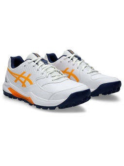 ASICS - Unisex Gel-Lethal Field 2 Off White Stadium & Orange Cricket Shoes