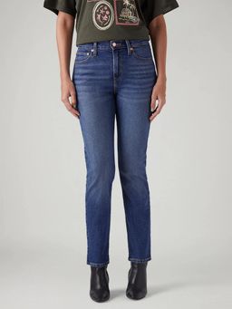 Levi's - Blue Solid Plain Slim Fit Jeans