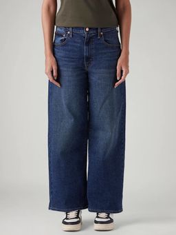 Levi's - Navy Blue Solid Plain Comfortable Fit Jeans