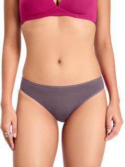 Triumph - Grey Stretti Cotton 80 Medium Coverage Everyday Brief