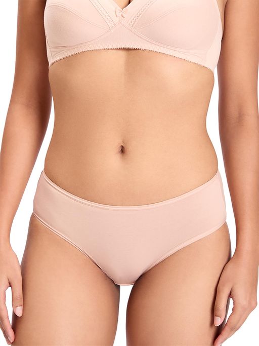 Triumph Nude Stretti Cotton 80 Everyday Medium Coverage Comfort Brief