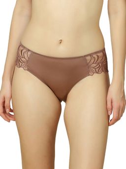 Triumph - Brown Support Lace Tai Brief