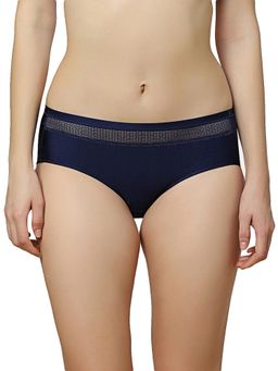 Triumph - Navy Blue Seamless Silhouette Solid Brief