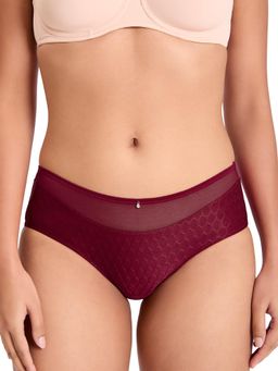 Triumph - Red Azalea Minimizer Textured Brief
