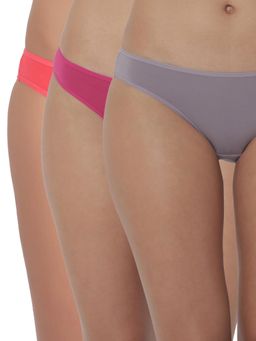 Triumph - Multi-Color Stretti Cotton 80 Mini Briefs (Pack of 3)