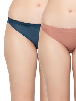 Triumph - Multi-Color Stretti 124 Tanga Independent Everyday Lace Briefs (Pack of 2)