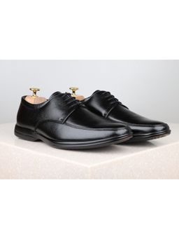 PRIVO - Black Solid-plain Formal Shoes
