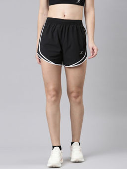 Xtep - Black Running Series Moisture Absorbing Skin Friendly Shorts