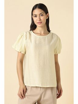 Allen Solly - Women Cream Textured Top