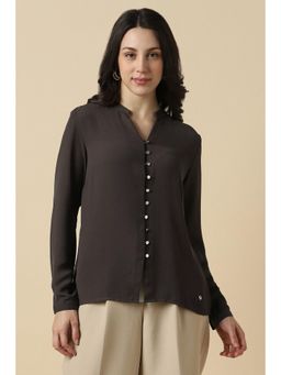 Allen Solly - Women Brown Solid Top