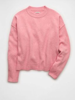 American Eagle - Women Pink Solid Sweater