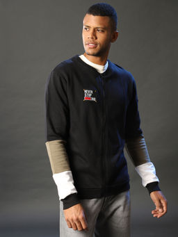 CAHOOT - Men Colorblock Full Sleeve Stylish Casual Sweatshirts