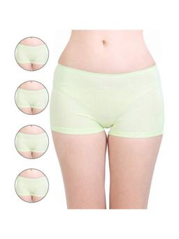 Bodycare - Boyshorts In Cotton Spandex Green (Pack Of 5)
