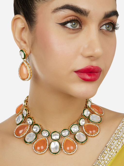 orange dress jewellery Jewelry With Orange Dress