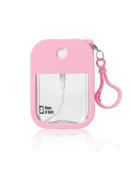 House of Quirk - Pink Spray Bottle Refillable Perfume & Sanitizer Mist Sprayer With Hook