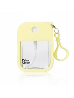 House of Quirk - Yellow Spray Bottle Refillable Perfume & Sanitizer Mist Sprayer With Hook