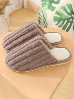 Nykd by Nykaa - Fur Mules-nysl05-brown