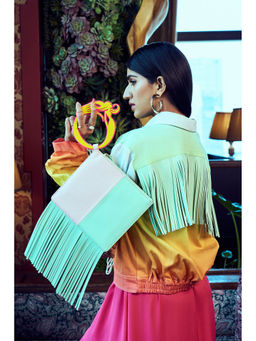 Oceana Clutches - Pink Square Wristlet Bag