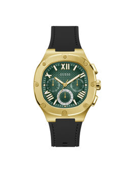 Guess - Men Green Square Stainless Steel Dial Analog Watch- Gw0571G3
