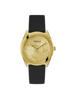 Guess - Women Champagne Round Stainless Steel Dial Analog Watch- Gw0665L1