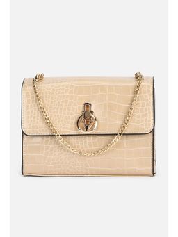 Allen Solly - Women Beige Casual Sling Bag