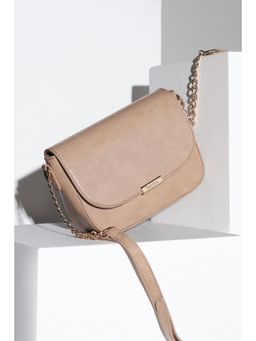 Allen Solly - Women Beige Casual Sling Bag