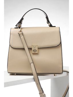 Allen Solly - Women Beige Casual Sling Bag with Detachable Strap