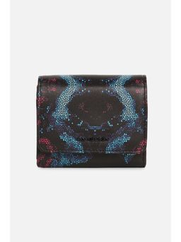 Van Heusen - Women Black Animal Print Casual Wallet