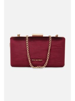 Van Heusen - Women Maroon Solid Sling Bag