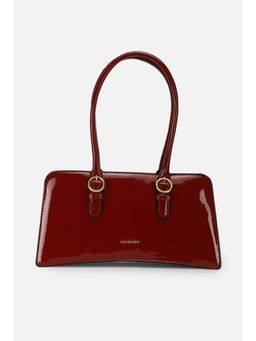 Van Heusen - Women Maroon Solid Handbag