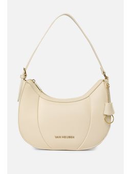 Van Heusen - Women Cream Solid Handbag