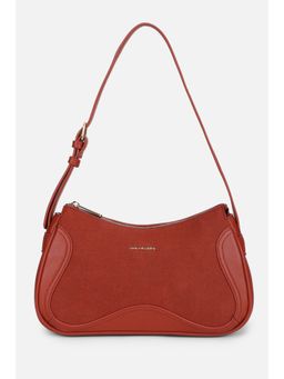 Van Heusen - Women Red Solid Handbag