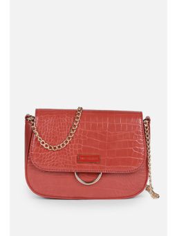 Van Heusen - Women Red Textured Casual Sling Bag