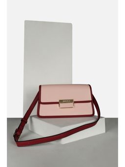 Van Heusen - Women Pink Solid Casual Sling Bag