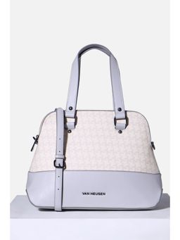 Van Heusen - Women Grey Printed Casual Handbag with Detachable Strap