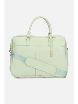 Van Heusen - Women Green Solid/Plain Laptop Bag