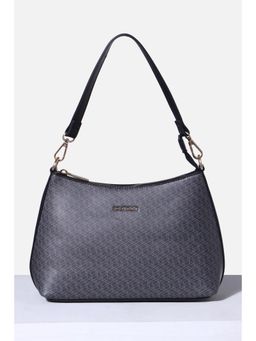Van Heusen - Women Grey Printed Casual Handbag with Detachable Strap