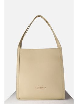 Van Heusen - Women Beige Textured Casual Handbag