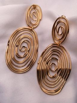 I Jewels - Latest Fashion Stylish Classic Chunky Hoops Earrings