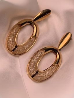 I Jewels - Latest Fashion Stylish Lightweight Classic Chunky Hoops Earrings