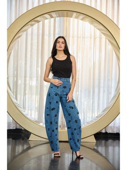 Kay Kay BY KKHUSHI SAHAII - Casey Blue Embellished Jeans