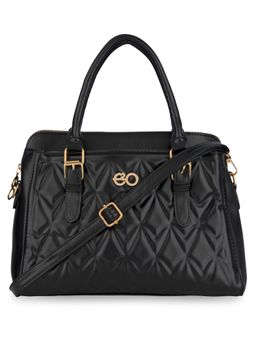 E2O - Black Soft Textured Woman's Handbag