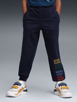 Puma - Youth Solid Boys Blue Trackpant