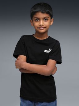 Puma - Black Essentials Small No. 1 Logo Boys Cotton T-Shirt