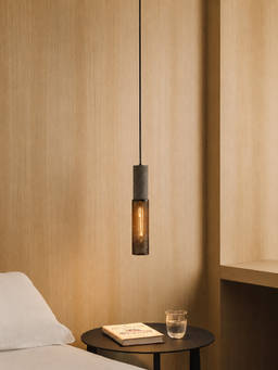 Whispering Homes - Cement Industrial Style Pendant Lamp - Grey