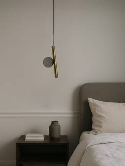 Whispering Homes - Disk and Diffuser Cylinder Pendant Lamp