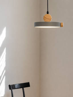 Whispering Homes - Circle Pendant Nordic Light - Black
